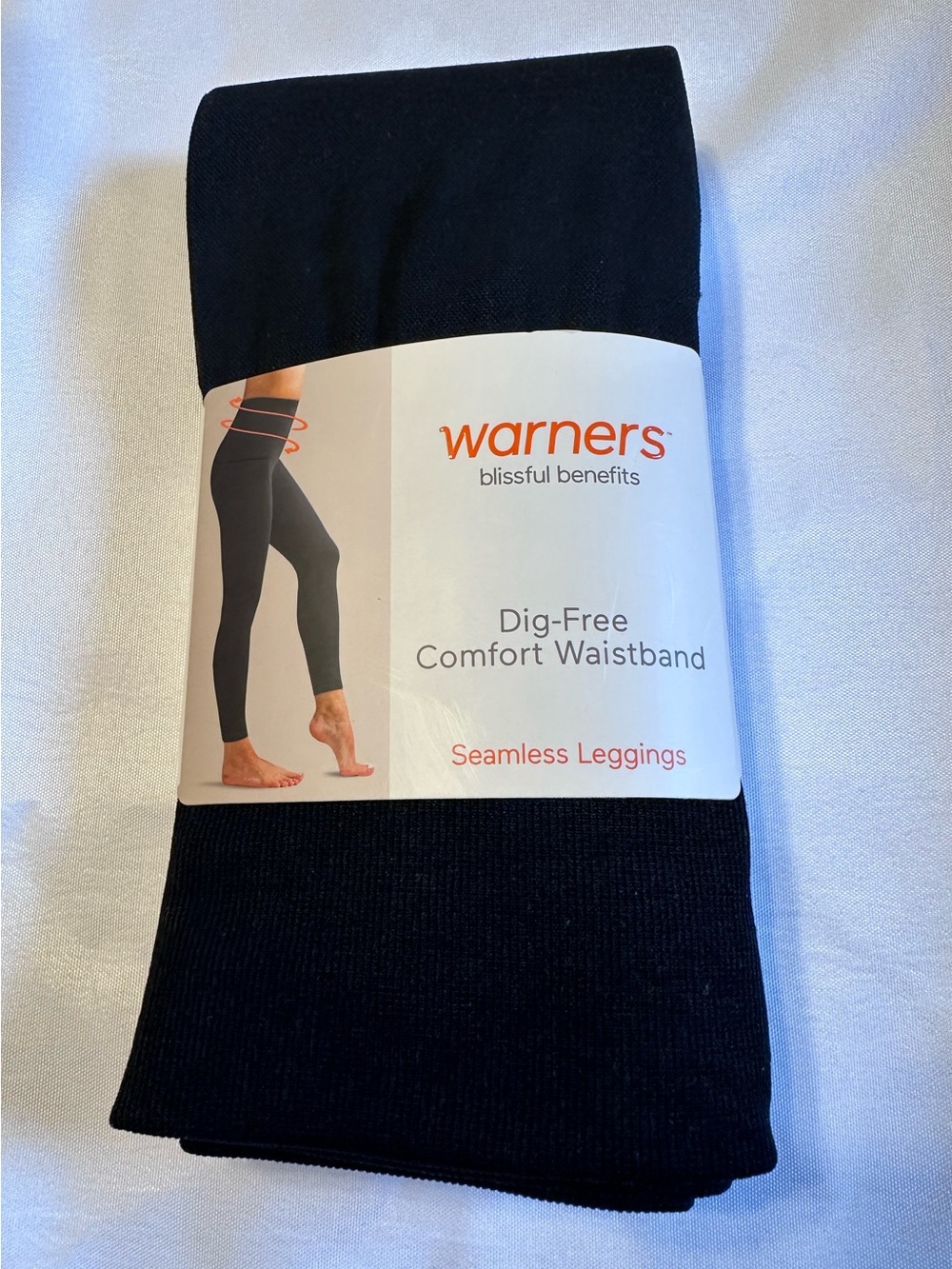 Warners Black Seamless Leggings with Soft Waistband